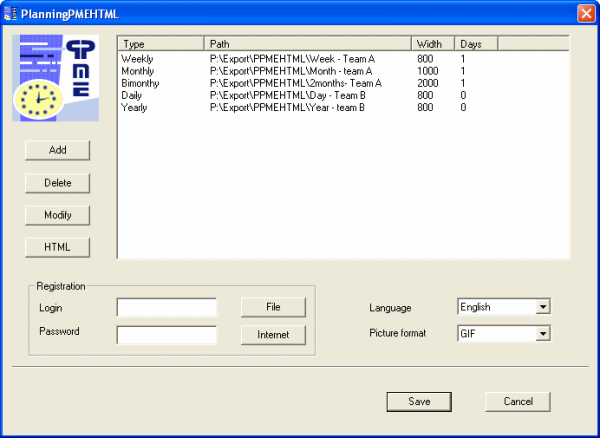 Planning html console