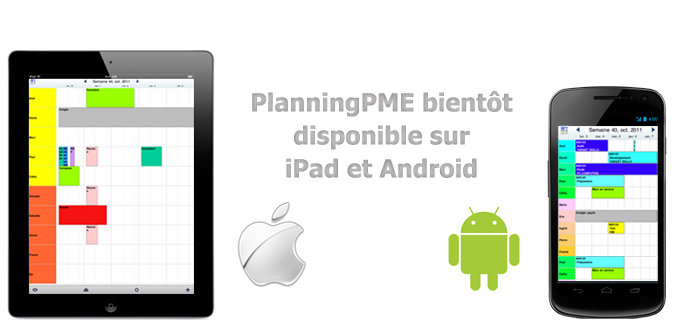 PlanningPME Mobile bient�t disponible sur iPad et Android.