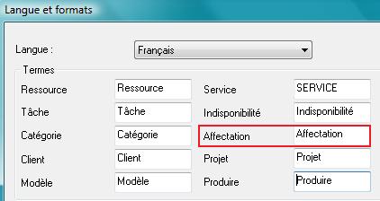 Renommer les affectations dans PlanningPME