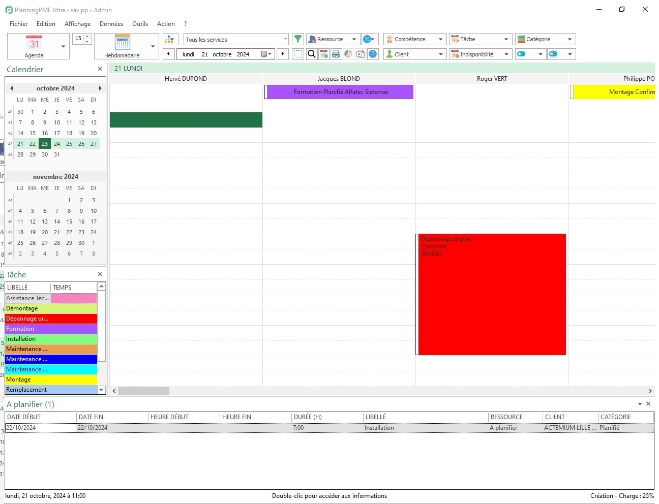 Cr er un agenda partag  avec PlanningPME