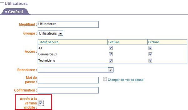 Cration d'utilisateurs via PlanningPME Web Access