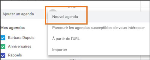 Google Agenda