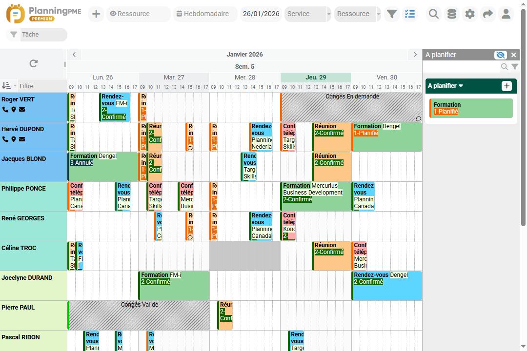 Comment Creer Un Planning En Ligne Avec Planningpme