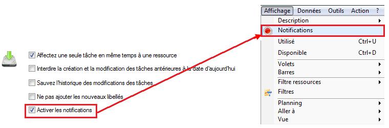 Activation des notifications dans PlanningPME