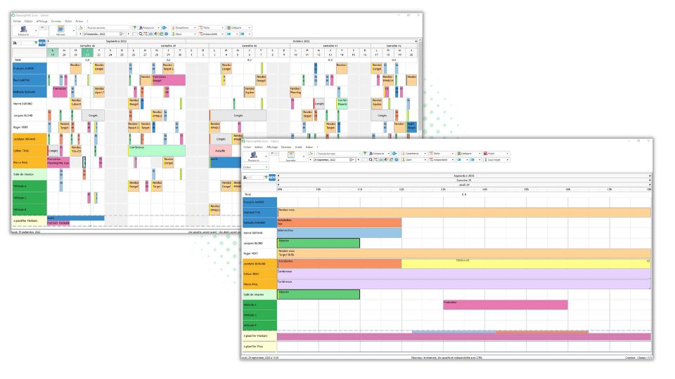 suivi activits planning